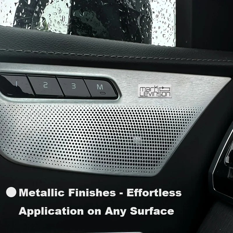 Car Styling Mark Levinson Logo Emblem 3D Aluminum Speaker Audio Decorate Sticker Decals For Lexus UX250H Fsport CT200H RX400H NX