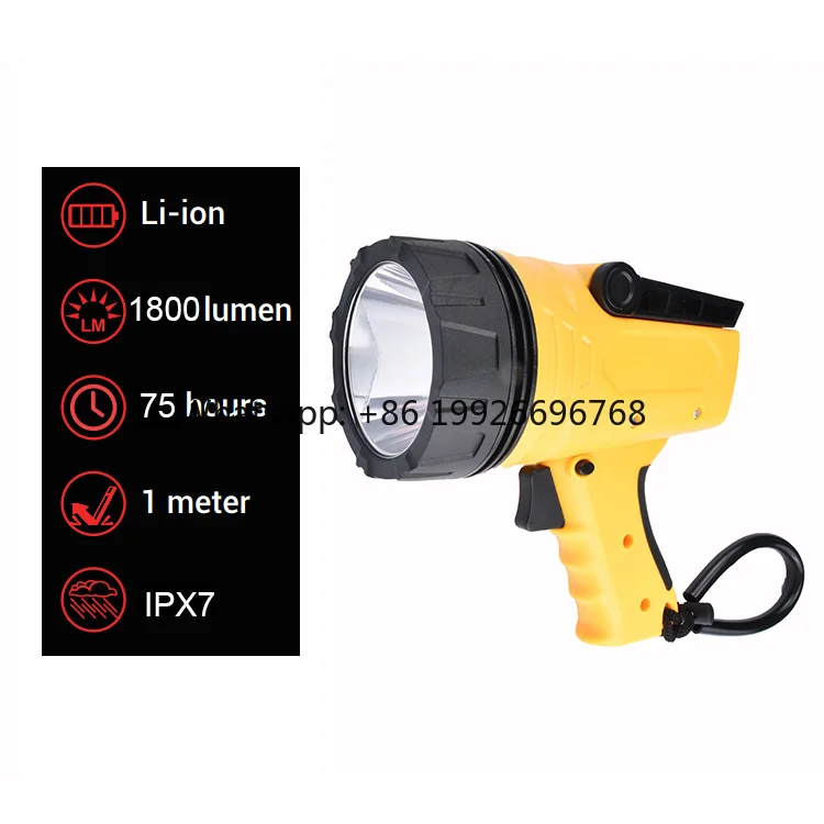 

Оптовая продажа: Уличный светодиодный прожектор IPX7 с мощным литий-ионным аккумулятором для гражданской обороны