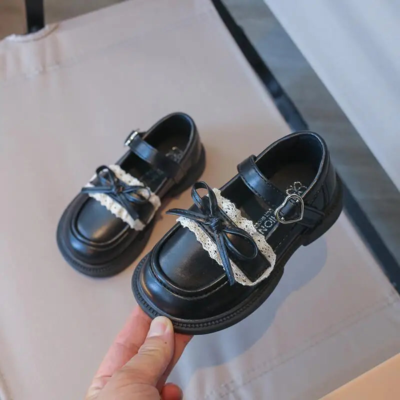 

Kawaii Casual Shoe Fashion Childrens Shoe Girls Princess Mary Jane Shoes Soft Sole Autumn New 2025 School Style British Cute