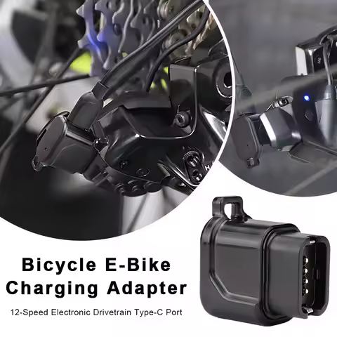 Portable Fast Type-C Bike Charger Adapter for Shimano 12S Di2 Electronic Derailleur R9200 R8100 R8150 Cycling Accessory