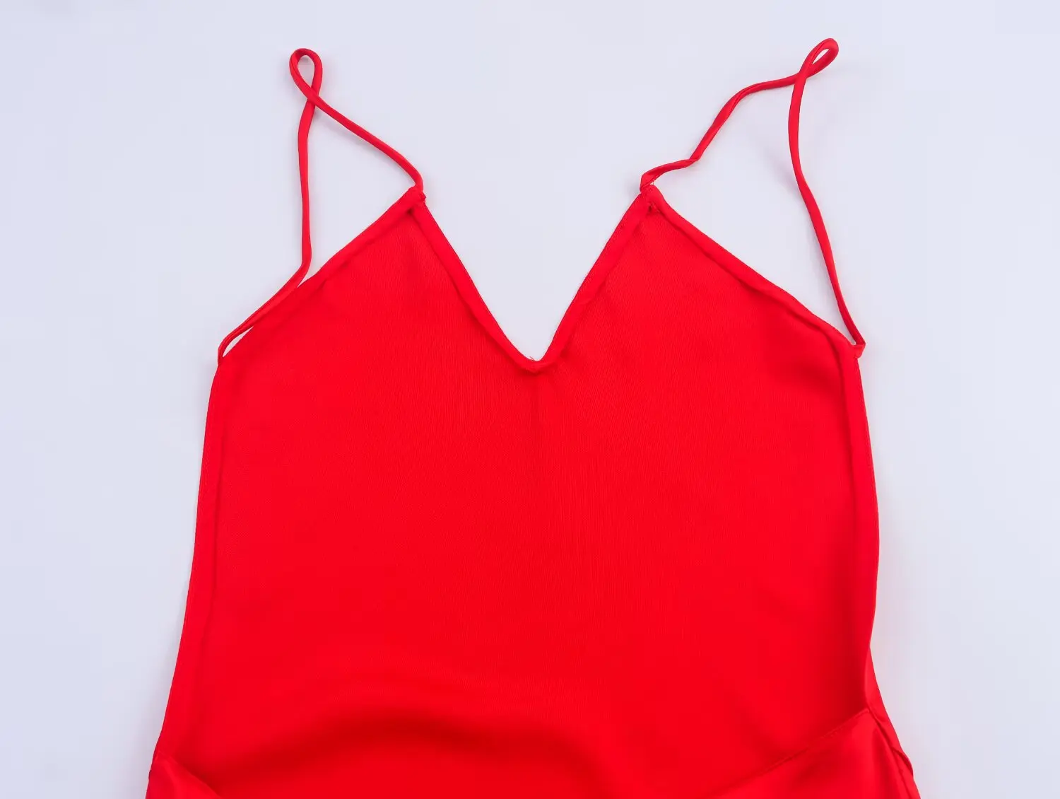 2025 New Women's Clothing European and American Style Fashionable Silk Satin Textured Lingerie-style Suspender Dress
