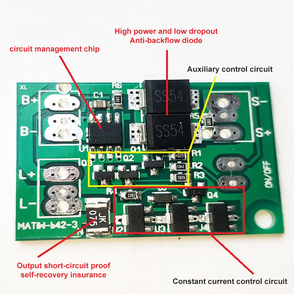 Automatic Solar Panel Battery Charger Board Night Light LED Lamp Control Switch Battery Charger Charging Controller Module