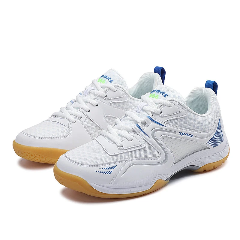 Zapatillas de tenis de ping pong para hombre y mujer, zapatos transpirables antideslizantes para entrenamiento al aire libre, calzado de Pickleball para atletismo, novedad