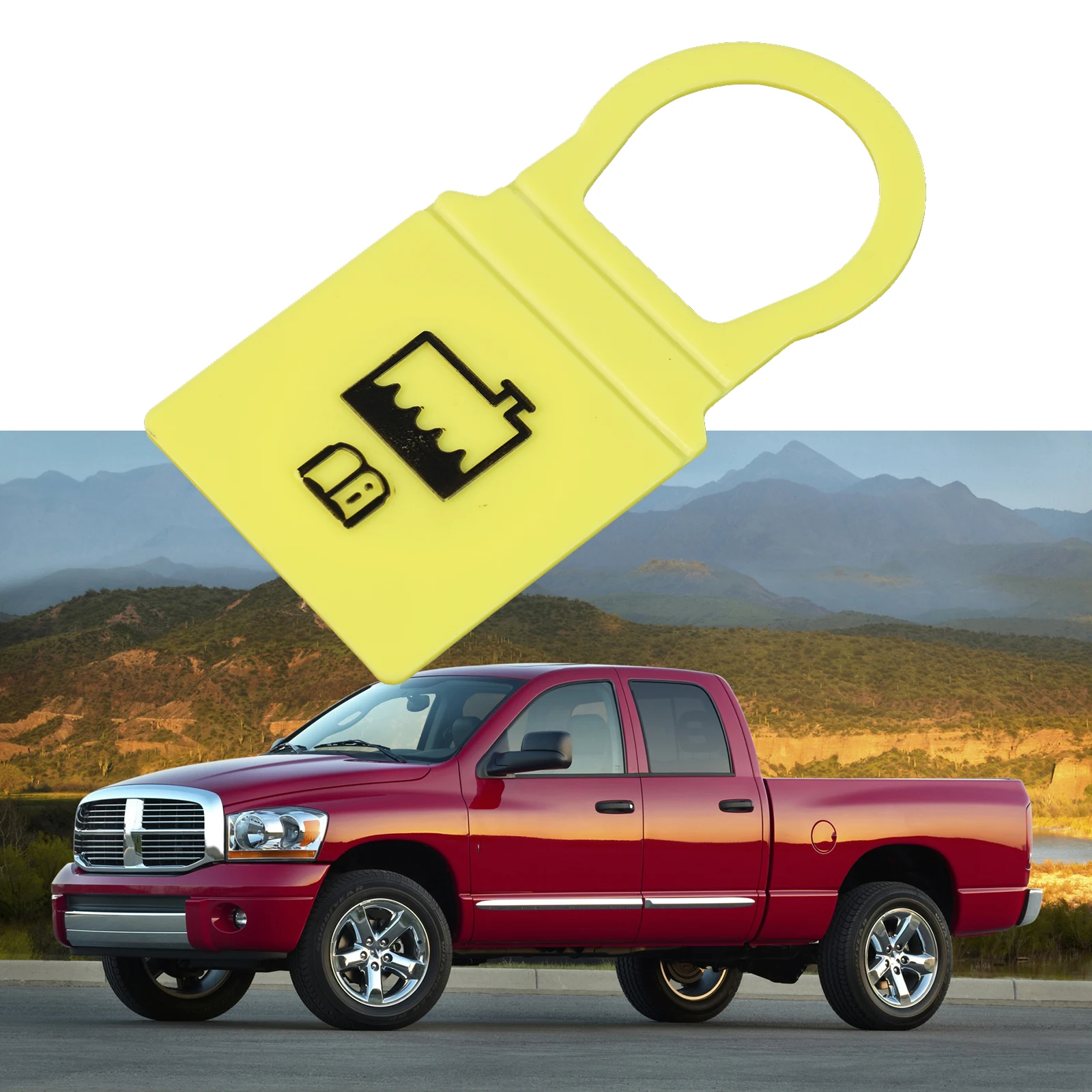 1X para Dodge Dakota calibre caravana Ram 1500 2500 3500 Avenger Viper depósito de refrigerante expansión desbordamiento tanque tapa del radiador