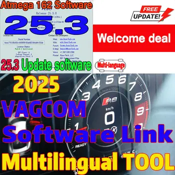 AKTUALIZACE SOFTWARU VCDS 2025 VAG COM OBD2 skener VAG HEX V2 USB rozhraní pro VW AUDI Škoda Seat Neomezené VIN kódy Vícejazyčný nástroj 12 nejlepší prodej šestihranná nádobka VAG COM 12.12 - №11