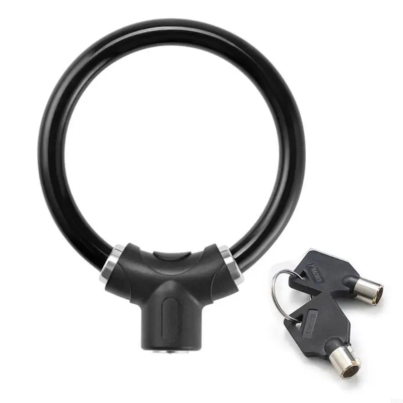 Bicycles Lock with Keys Lightweight Cycling Lock Rings Shaped Road Bike Lock 