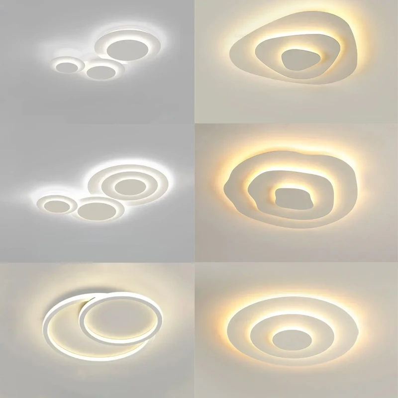 Modern LED Ceiling Chandelier Light for Living Room Dining Bedroom Study Balcony Indoor Home Decor
