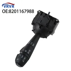 VRVR 82011-67988 255401301R 8201167988 Stalk Steering Clumn Headlight Switch For Renault Dacia Dokker Duster Lodgy Logan Sandero