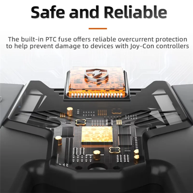 ELECT-For Switch 2 Portable Charging Grip Bracket For NS2 Joy-Con Controller Handle Charging Dock For NS2 Accessories