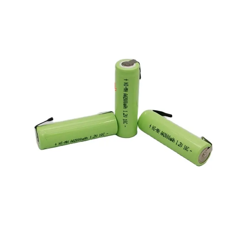 3pcs/lot NiMH No.5 10C Power Charger Battery AA2000mAh 1.2v