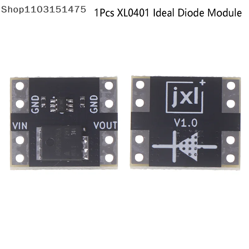 JTZTF 1pcs XL0401 Ideale Diode Module Simulatie Ideale Diode Gelijkrichter 3V-26V 5.5mΩ Lage Interne Weerstand MOS Board