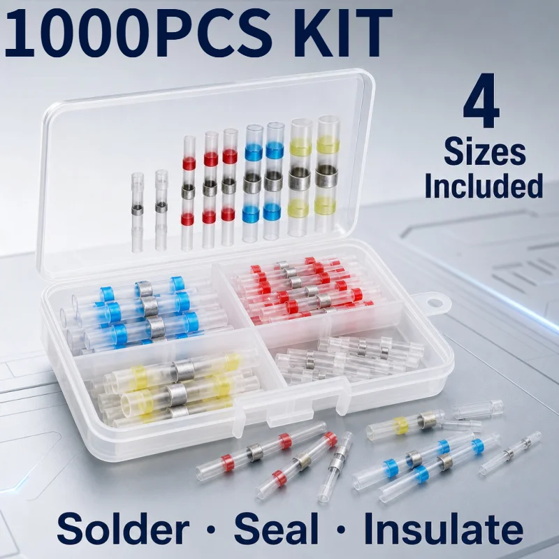 Soldering Ring Heat Shrink Tubing Pressure Terminal Free Quick Wiring Adhesive Joint Protection Sleeve  Insulation Waterproof