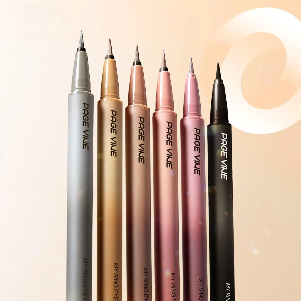 Colorful Liquid Eyeliner Pen, Waterproof Sweatproof Long Lasting Eyeliner, Soft Fine Tip Smudge-proof Eye Makeup Cosmetics