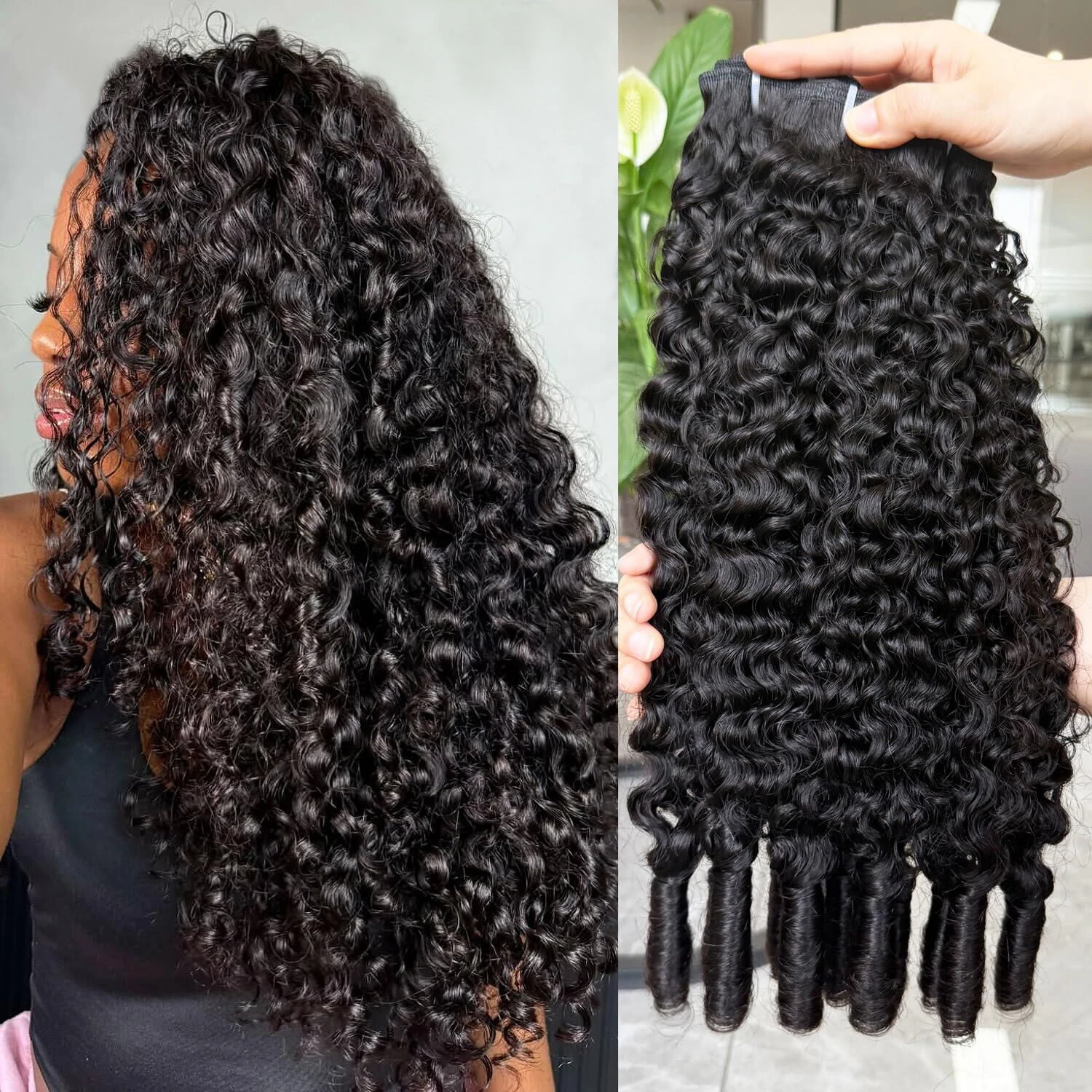 15A Burmese Curly Human Hair Bundles Virgin Hair Burmese Vietnamese Raw Human Hair Extensions 3C4A Spiral Curly Bundles 1/3/4 Pc