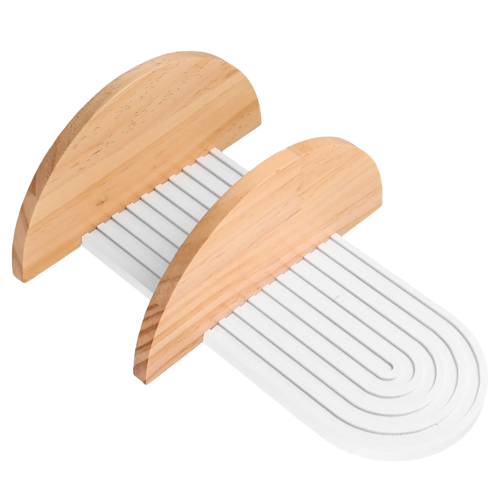 Minimalist Floating Wall Shelf White Solid Wood Decorative Hanging Rack Living Room Bedroom Small Plant Stand Flowerpot Display