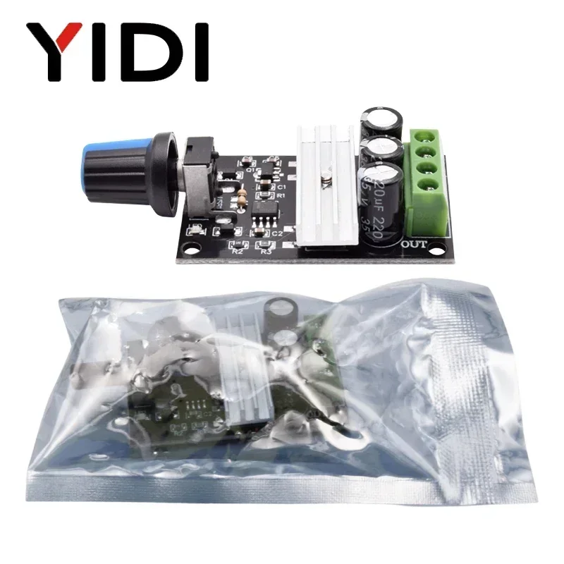 12V 24V 3A PWM DC Motor Speed Controller LED Dimmer Module Stepless Voltage Regulator Governor Adjustable Power Control Switch