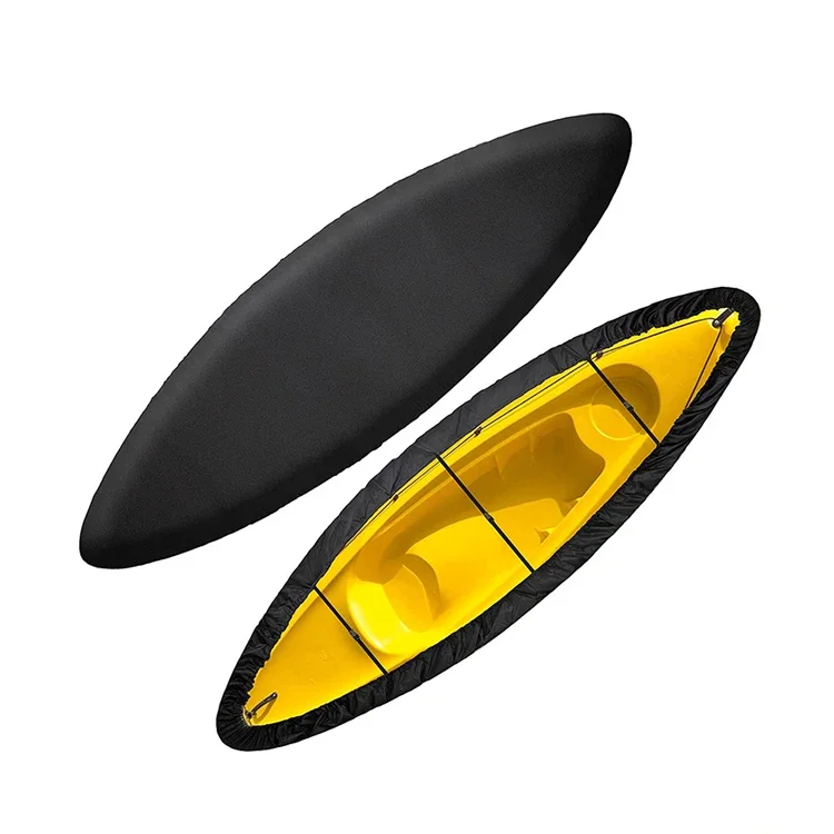 210D Dust Sunblock Cover Inflatable Dinghy Boat Cover Fishing Kayak Cover for 3.6-4M  Boat