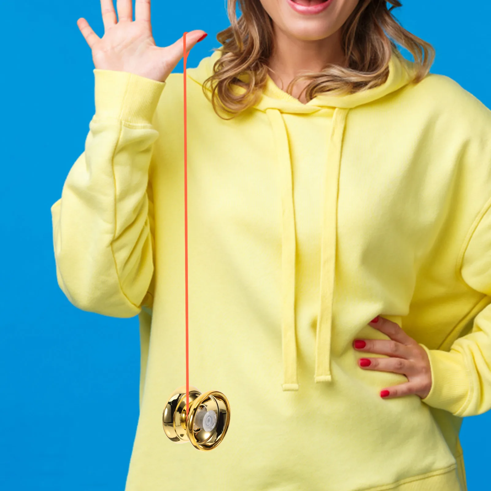 

1Set Alloy Beginner Fingertip Plaything Smooth Performance Professional Unresponsive Yoyo Motor Skills Coordination