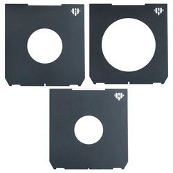 For Copal #0 Center Hole Lens Board For 4x5 Linhof Wista Chamonix Ebony Tachihara Camera AL6061 Aircraft Aluminum Alloy