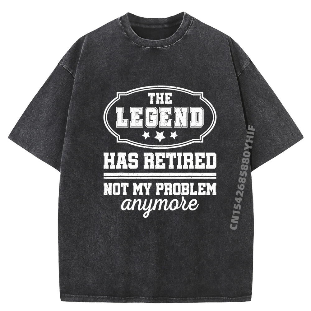 

Легенда про пенсии, а не моя проблема, забавные футболки с рисунком на пенсию, уличная мужская свободная стираная одежда