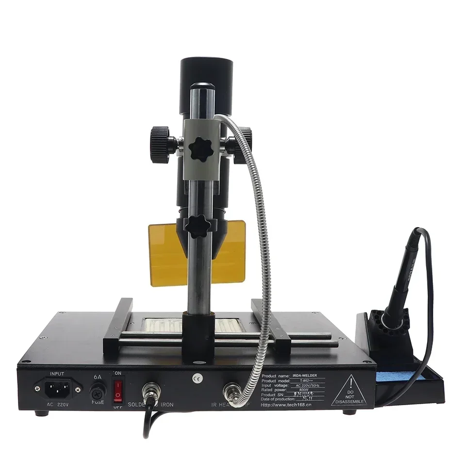 

PUHUI T862 T-862++ IRDA Infrared Bga Rework Machine, BGA SMD SMT Desoldering Rework Station Infrared Desoldering Station