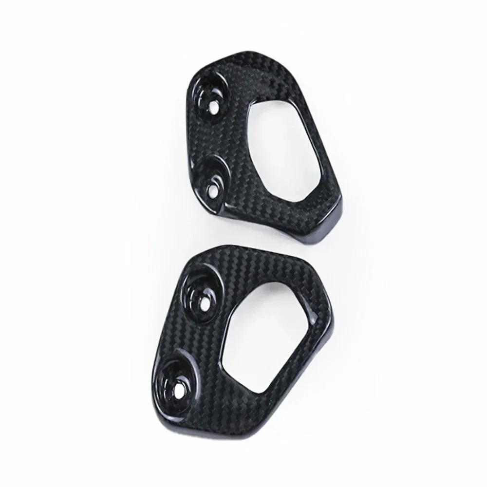 สําหรับ BMW R1200GS R1250G 100% 3K คาร์บอนไฟเบอร์ Heel Guards อุปกรณ์เสริมรถจักรยานยนต์อะไหล่แผ่นส้น COVER GUARD Protector