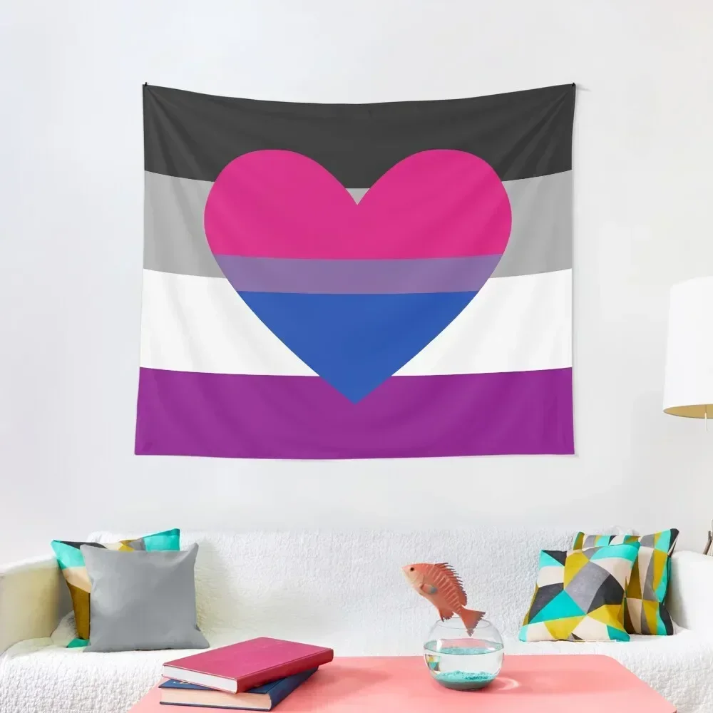 

Ace and bi flag Tapestry Things To Decorate The Room Decoration Wall Wall Decoration Tapestry