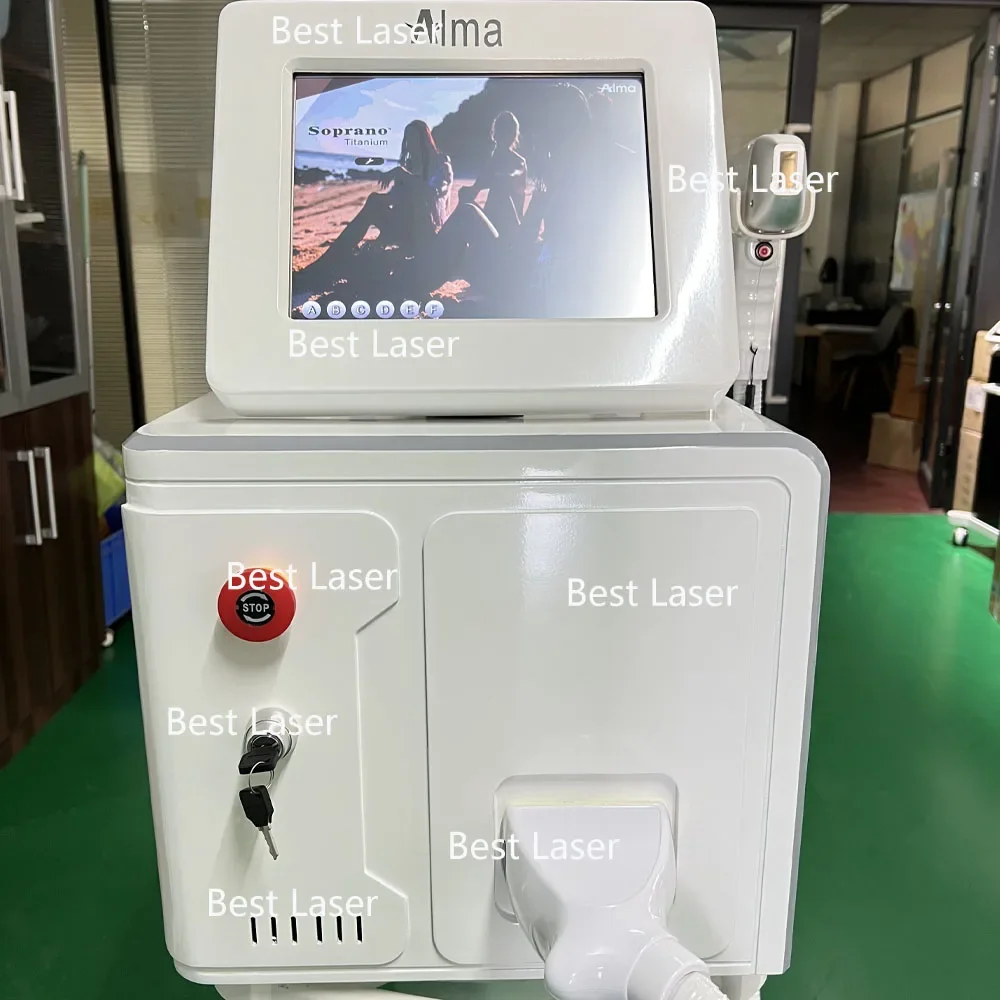 2024 3000WHigh Quality 808 Diode Laser Hair Removal 3 Wavelength 755nm 808nm 1064nm Diode Permanent Laser Hair Remo Beauty Shop