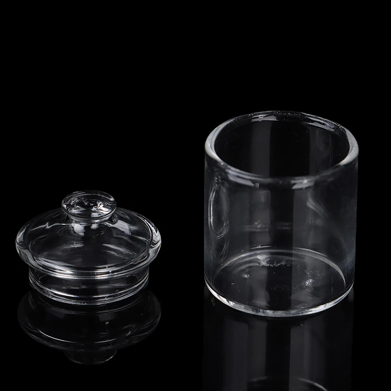 1pc casa de bonecas em miniatura pote de doces mini alto borosilicato mini frasco de doces de vidro modelo de jogo de comida acessórios de decoração de casa de boneca