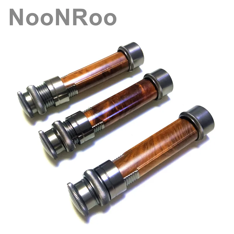 NooNRoo 23,4g Fliegenruten-Rollenhalter aus Aluminium + Holz, Angelruten-Bauteil, DIY-Reparatur, Angelruten-Komponenten, 1 Stück – Detail 4