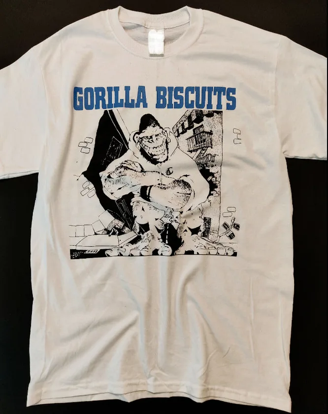 Vinatge Gorilla Biscuits Band T-shirt Cotton Unisex Tee All Size S-3XL