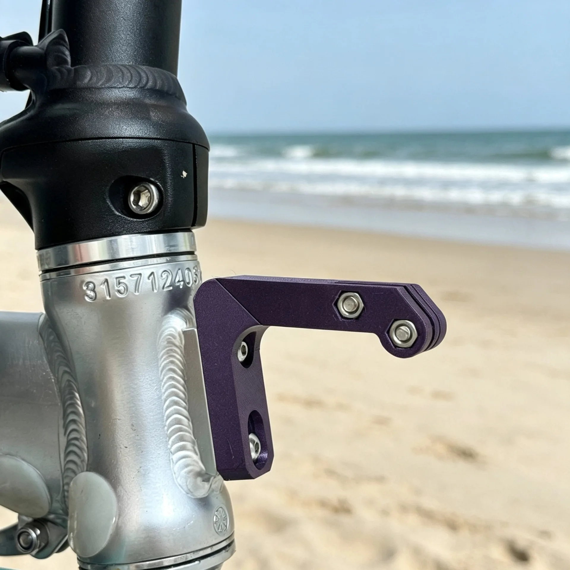 Faltbarer Fahrrad-Lichthalter, Gopro-Adapterhalterung für Brompton Pig Nose Frontlicht – Detail 7