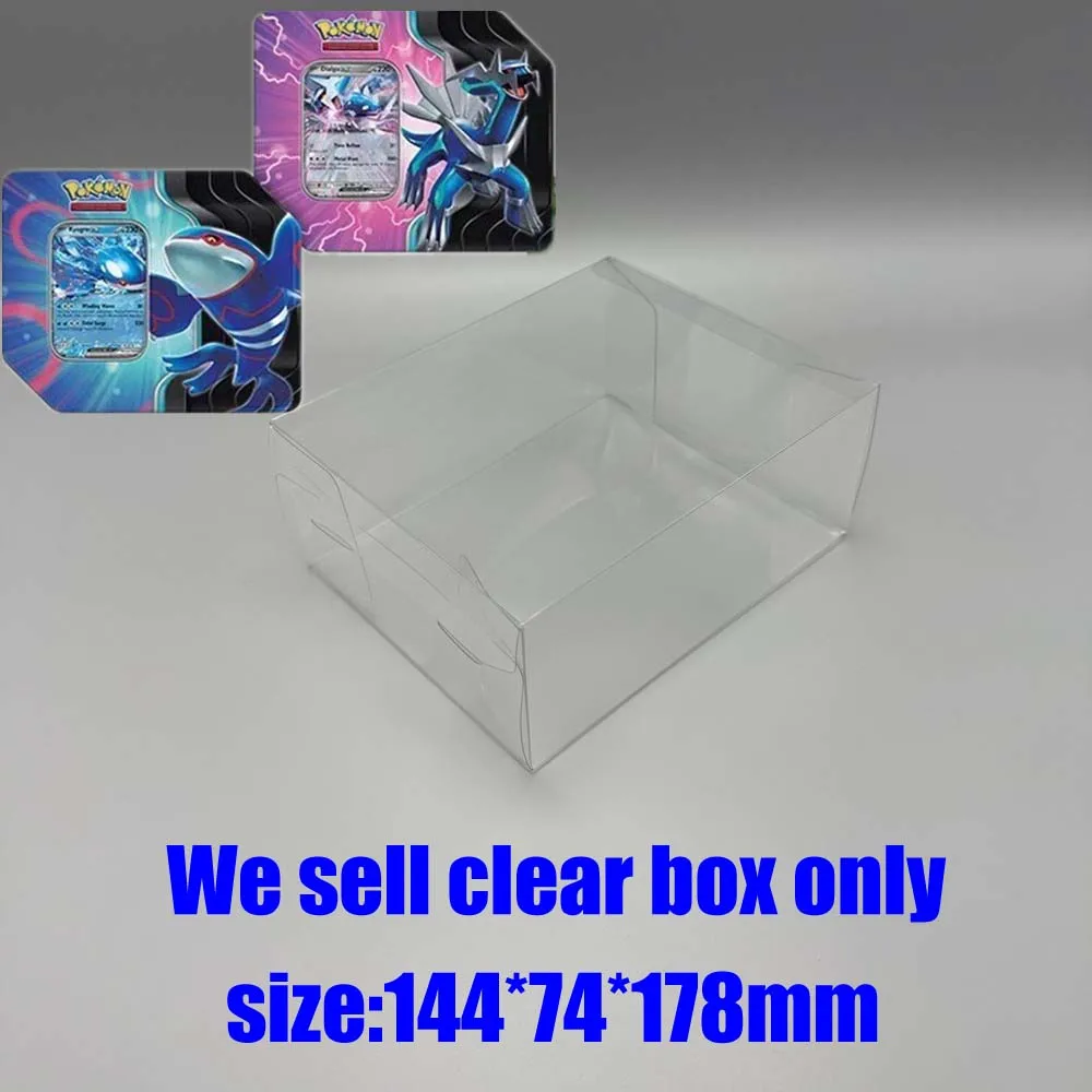 

10 шт. для TCG Mini Tin Storage Box Набор металлических коллекционных чехлов Защитная коробка для дисплея
