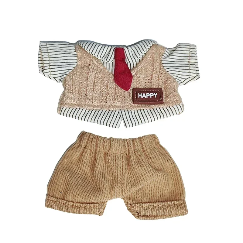 Per 15/17 centimetri Carino Mini Peluche Labubu Abbigliamento della Bambola Vestito Kawaii Card Captor Sakura Stile Labubu Idol Bambole Accessori di Abbigliamento