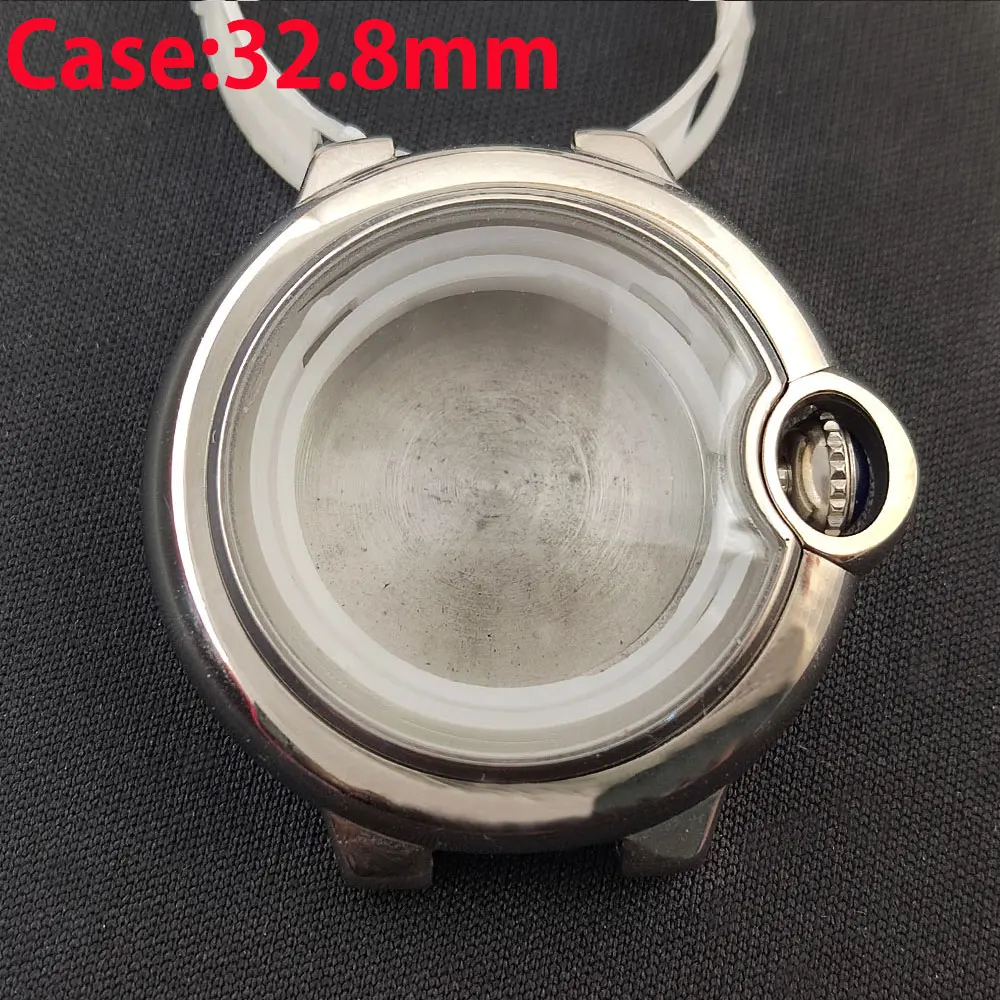 42mm 32.8mm Case New Men/Ladies Stainless Steel 316L Case For Watch Dial Strap Fits Miyota8215 DG2813 Seagull ST6 Movement