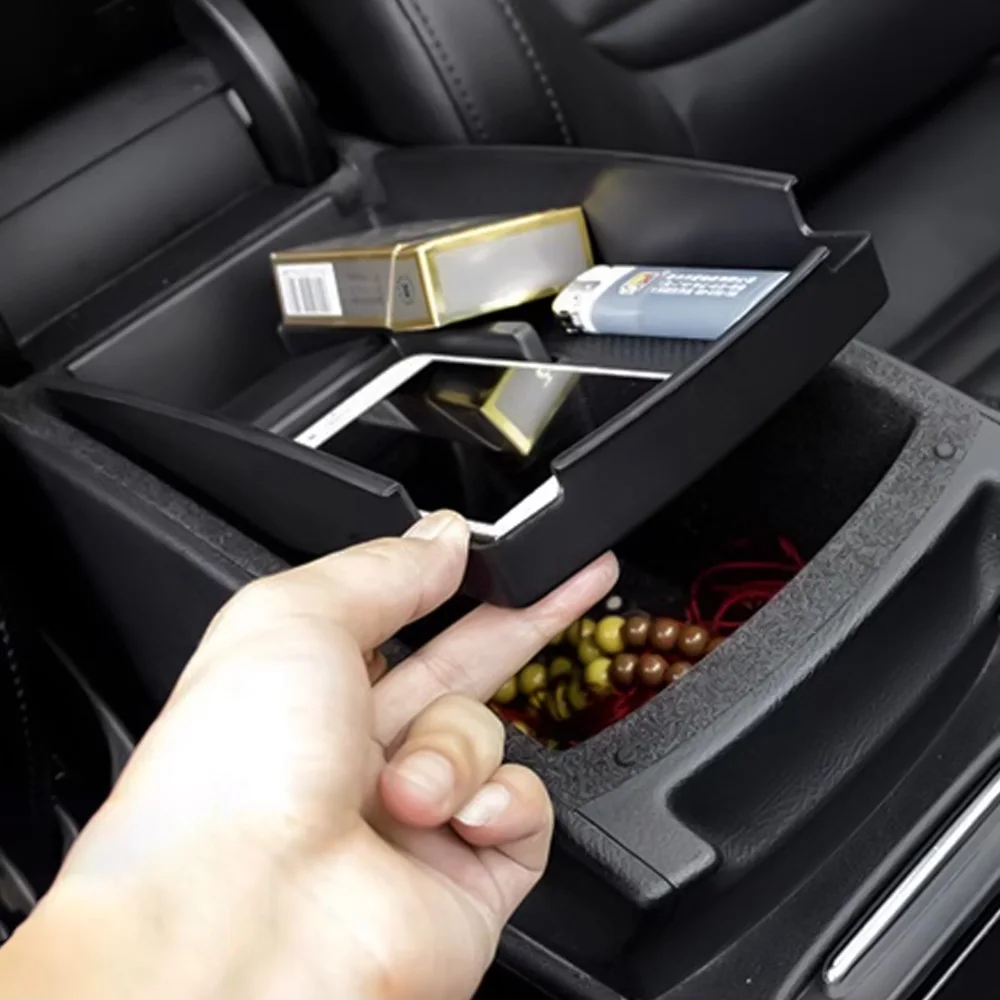 For VW Volkswagen CC Passat B7 MAGOTAN B6 B7L Car Armrest Box Central Secondary Storage Glove Holder Container Organizer Stowing view 5