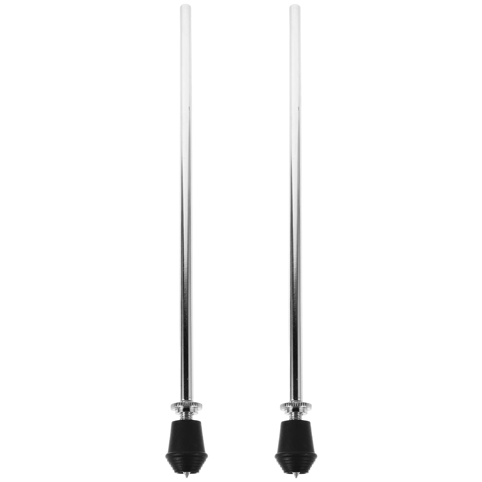 

2 pcs Drum Kit Bass Spurs Leg Base Double Tom Holder Floor St Bracket Mount Adjustable Height Angle Compact Lightweight