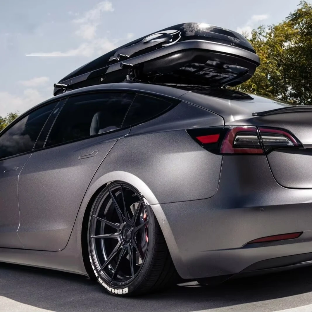 

20 X 9/10 Rohana RFX2 Concave Design Wheels Set 5x114 BLACK Forged Aluminium Alloy Rims For Tesla Model 3 New Condition