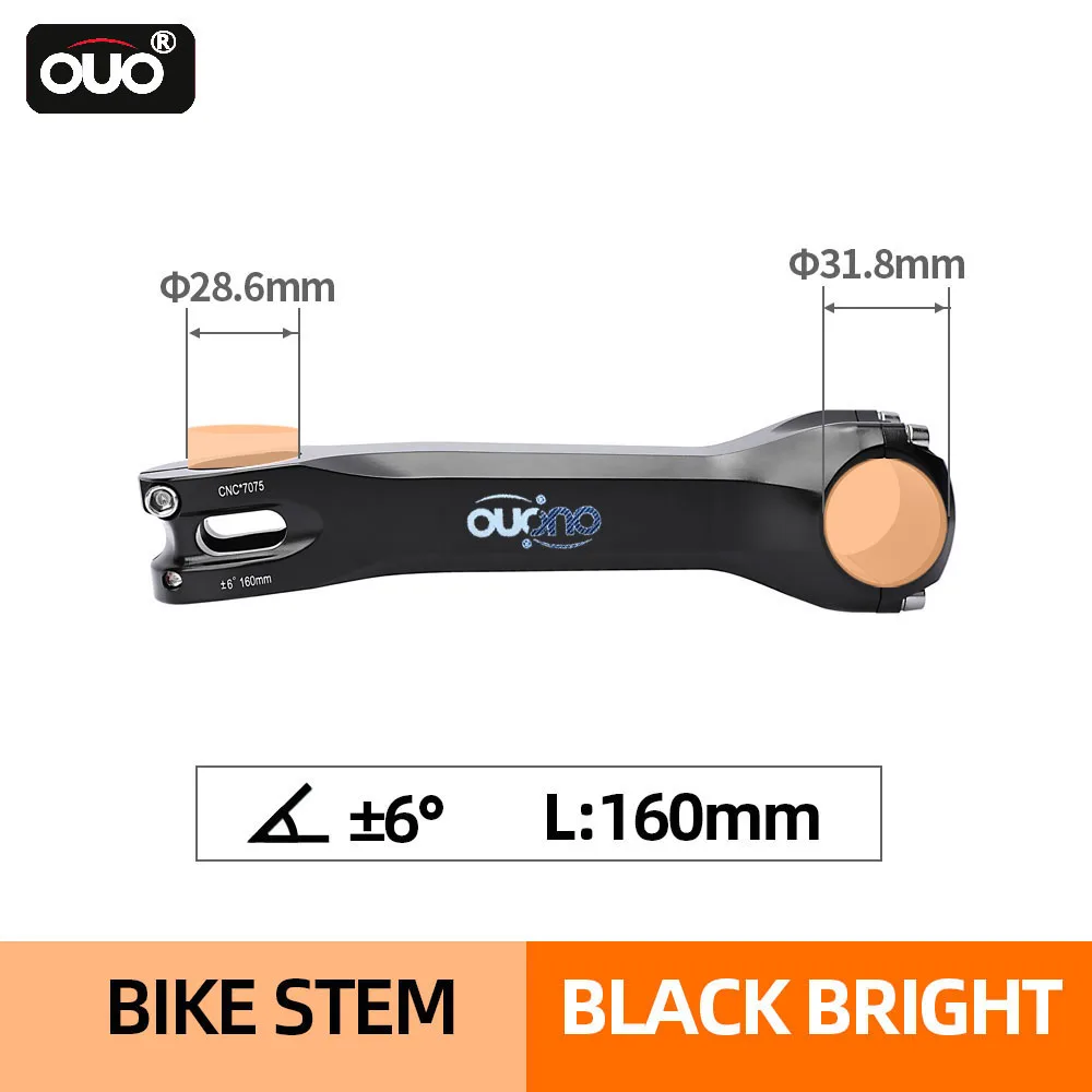 OUONO CNC7075 160mm 6° ロングステム 美品 Sc24aaf25e6444cc38fe58509b83f3