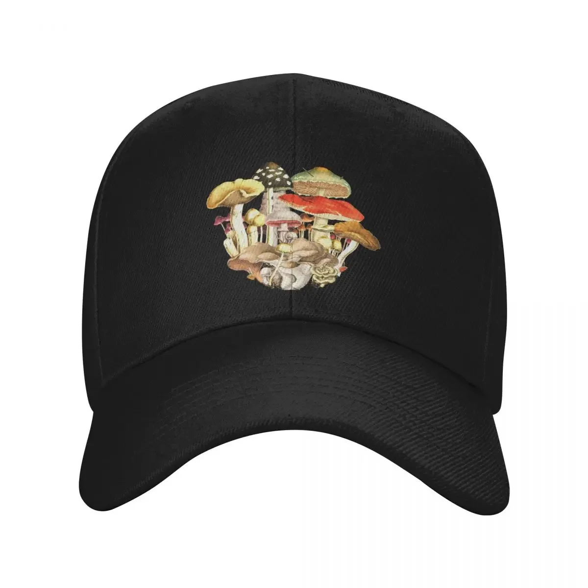 

Бейсбольная кепка A Multitude of Mushrooms Wild Ball Hat, мужская роскошная милая шляпа, мужские шапки для мужчин и женщин