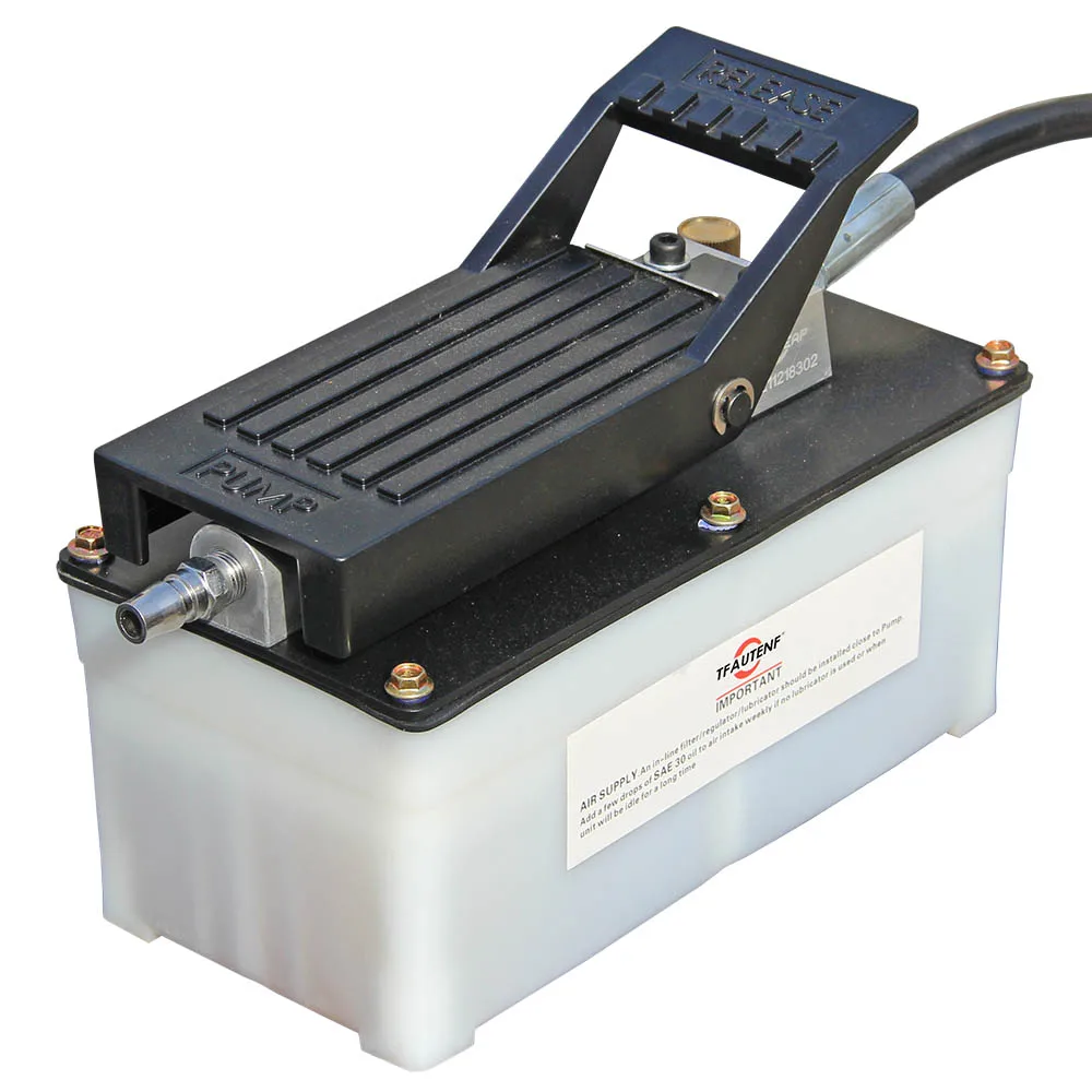 

Portable 1.6 L Single Speed Pneumatic Hydraulic Hand/foot Air Pump For Single Acting Cylinder/air Hydraulic Pump