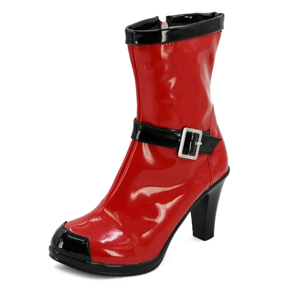 Fantasia Ladypool tot Cosplay Pool Frau Stiefel Schuhe Superhelden Kostüm Zubehör Verkleidung Frauen Schuhe Halloween nach Maß