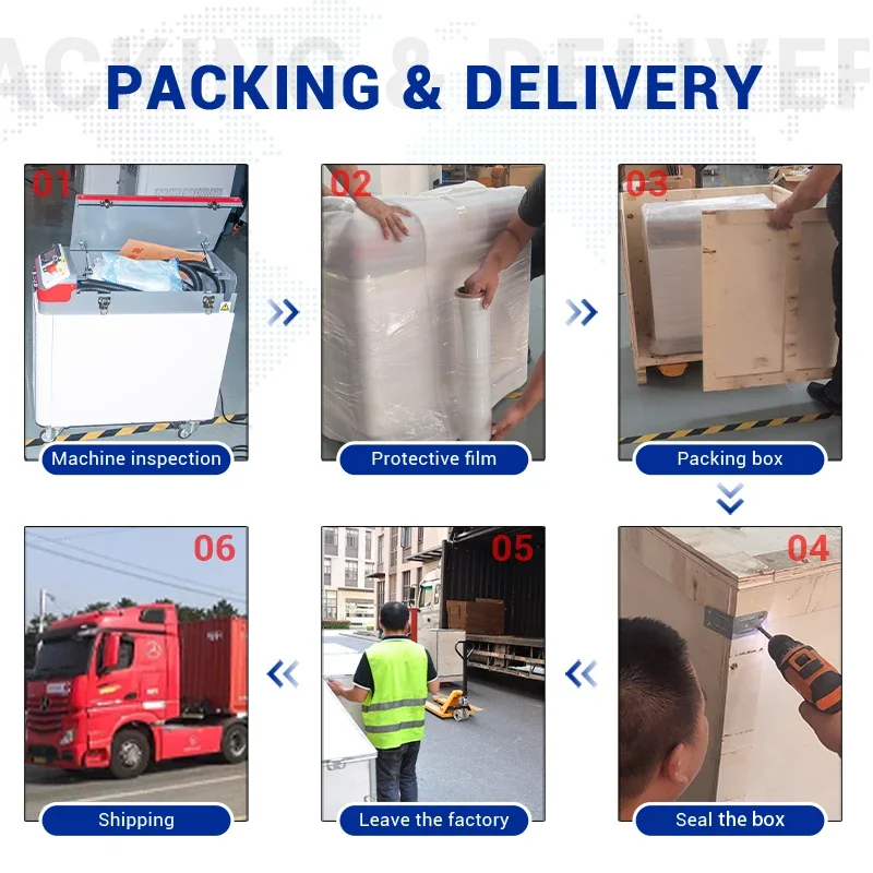 Best price Trolley box type Laser Cleaner Laser Cleaning machine Dust Removal 200w pulse laser cleaning machine For Sale