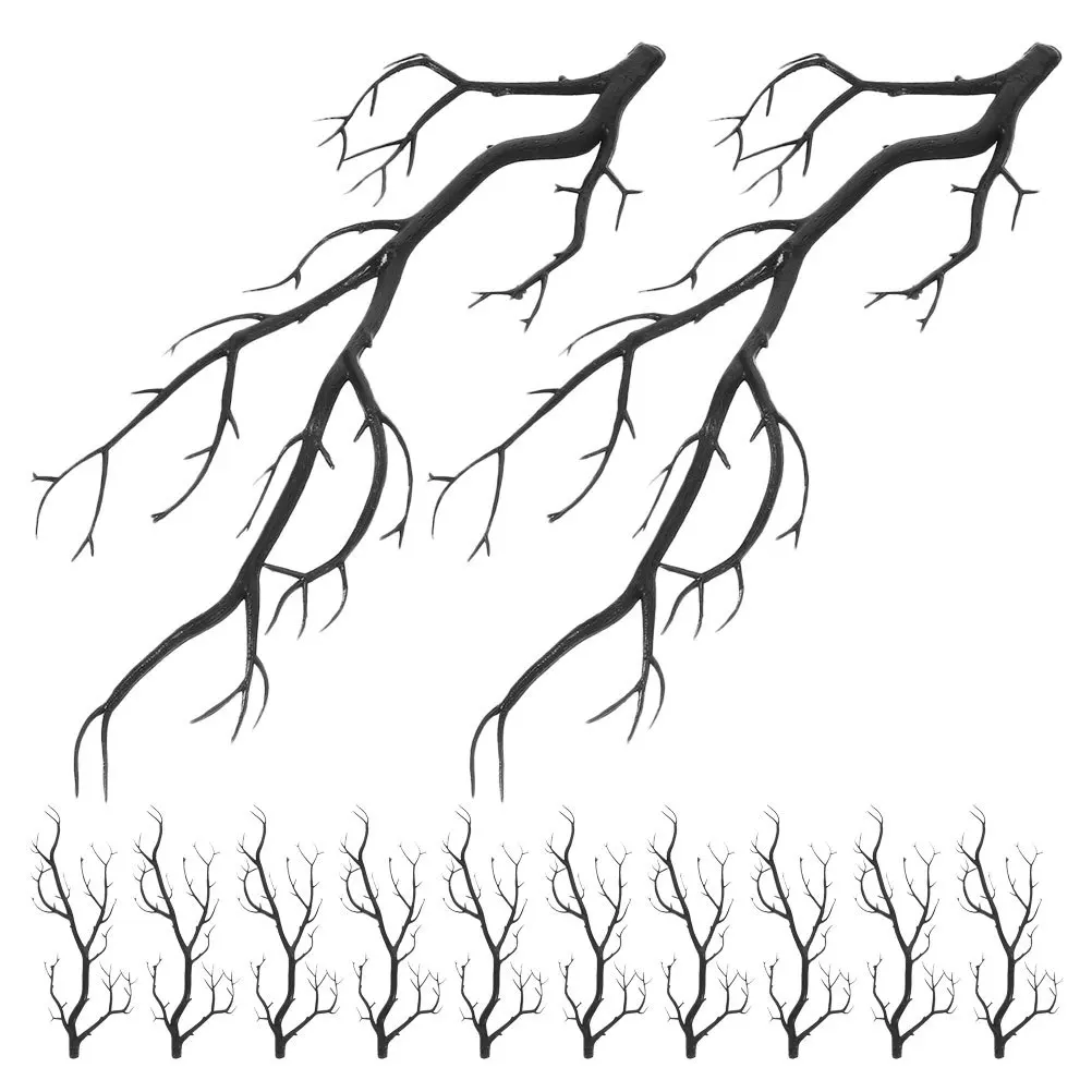 

12Pcs Artificial Faux Antler Decorative Branches Halloween Tree Branches for Vase DIY Crafts Decoration Deer Antlers for Crafts