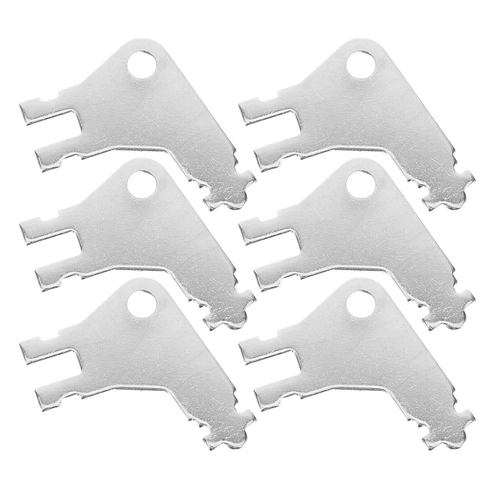 

6Pcs Toilet Paper Dispenser Keys Iron Material Universal Paper Towel Dispenser Key Replacement Commercial Use