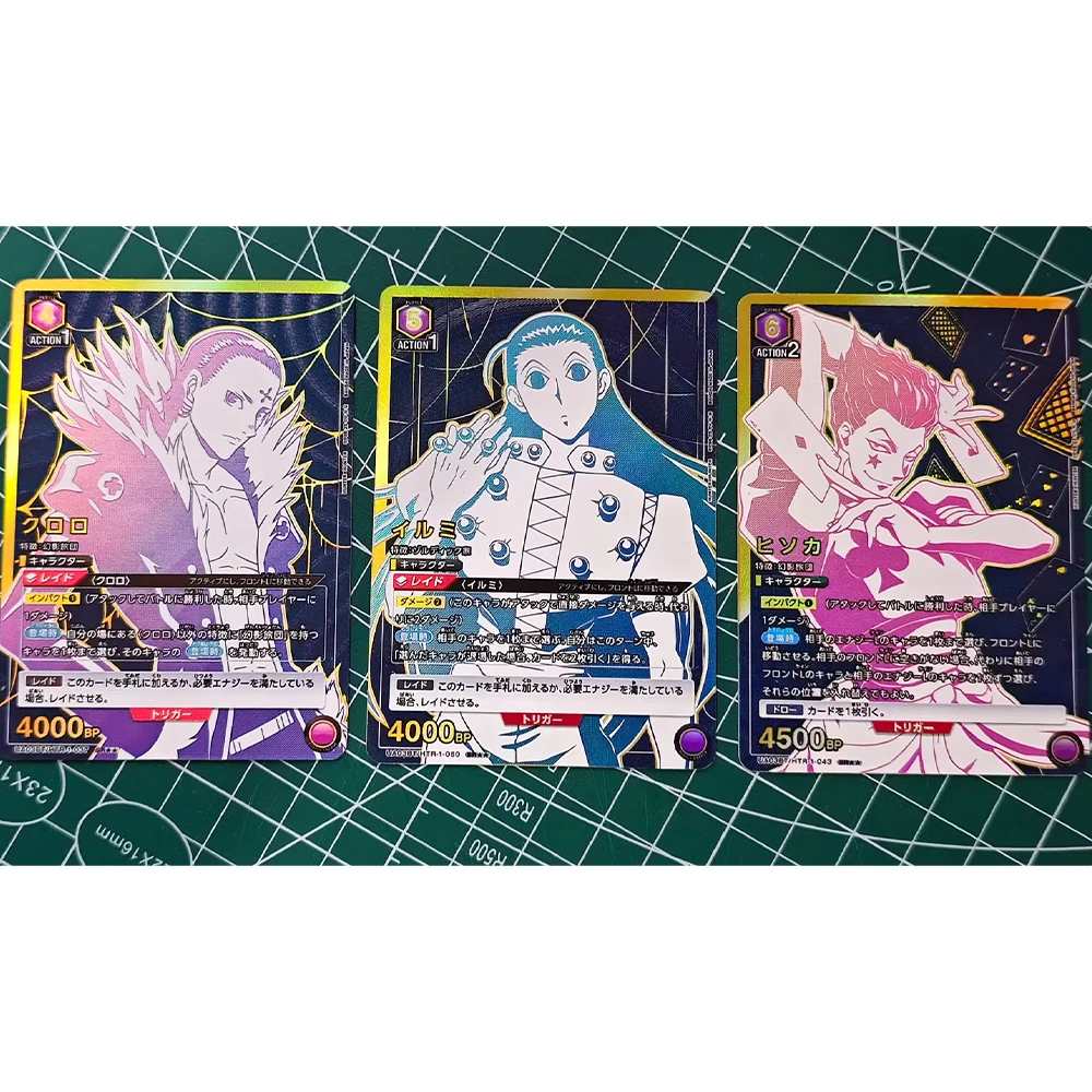 Anime UA UNION ARENA Collection Card Hunter X Hunter Irumi Zorudikku Chrollo Lucilfer Hisoka Textured Refractive Flash Gifts