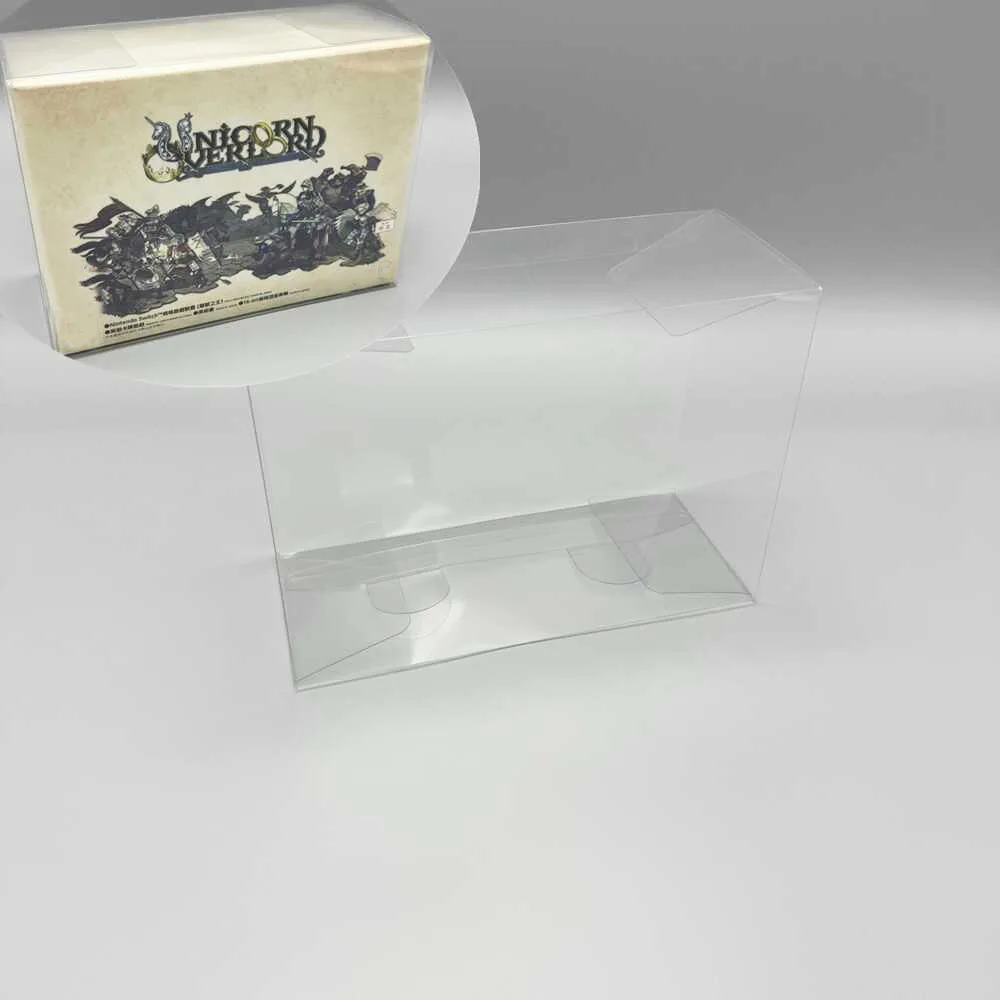 1 caixa protetora para ps5 ps4 switch ns unicórnio overlord edição limitada apenas hk display transparente caixa de coleta