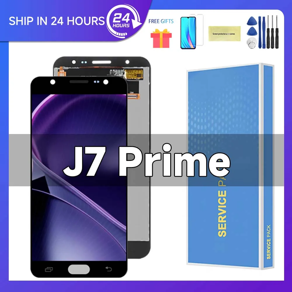 J7 Prime For Samsung 5.5\'\'For Ori G610 G610F G610Y G610M G610 LCD Display Touch Screen Digitizer Assembly Replacement