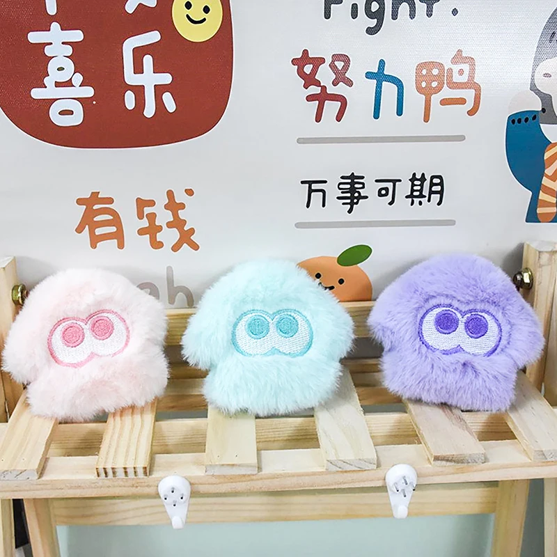 Splatoon Inkling Plush Keychain Kawaii Anime Orange Red Inkling Stuffed Doll Backpack Pendant Kids Cartoon Toy Gift - view 5