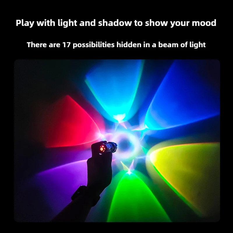 LOOP EDC SK01s Colorful Outdoor Portable EDC Flashlight, Small High-Intensity Aluminum Alloy Decompression Toy
